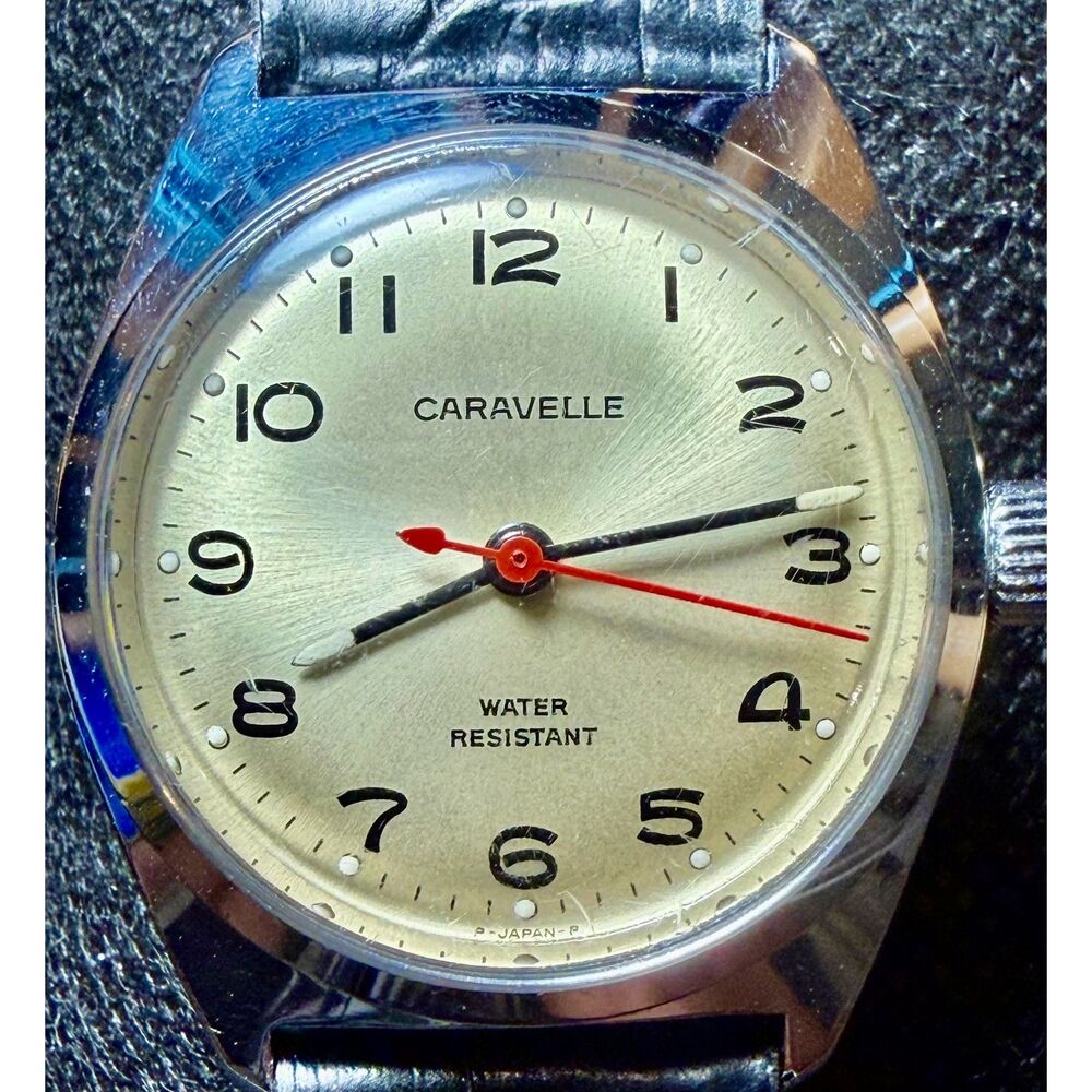 Vintage 1976 Caravelle by Bulova Mechanical Wristwatch